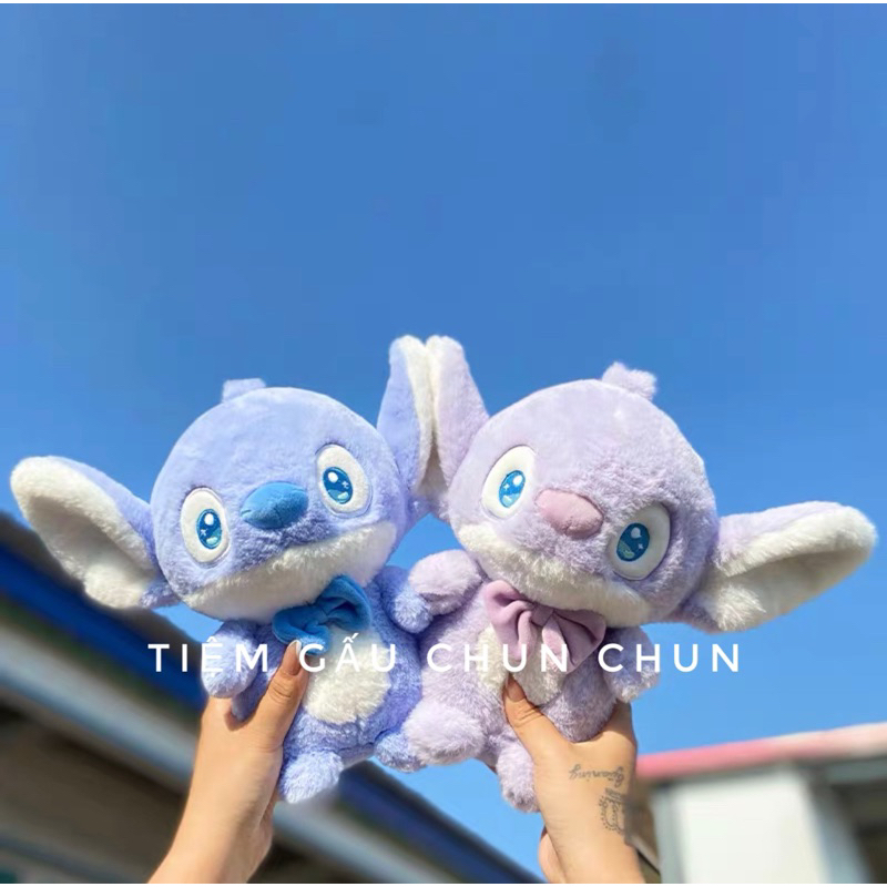 Gấu bông Stick 2 màu xanh và tím sz 20-25cm