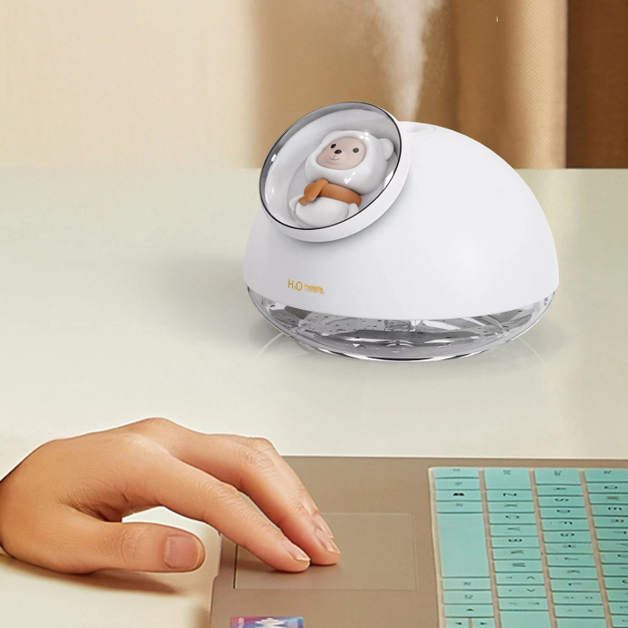 Máy Phun Sương-Máy Phun Sương Gấu Đáng Yêu Tặng Tinh Dầu