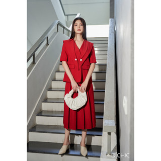 Áo cổ bẻ vai chờm D.CHIC MS: 161669