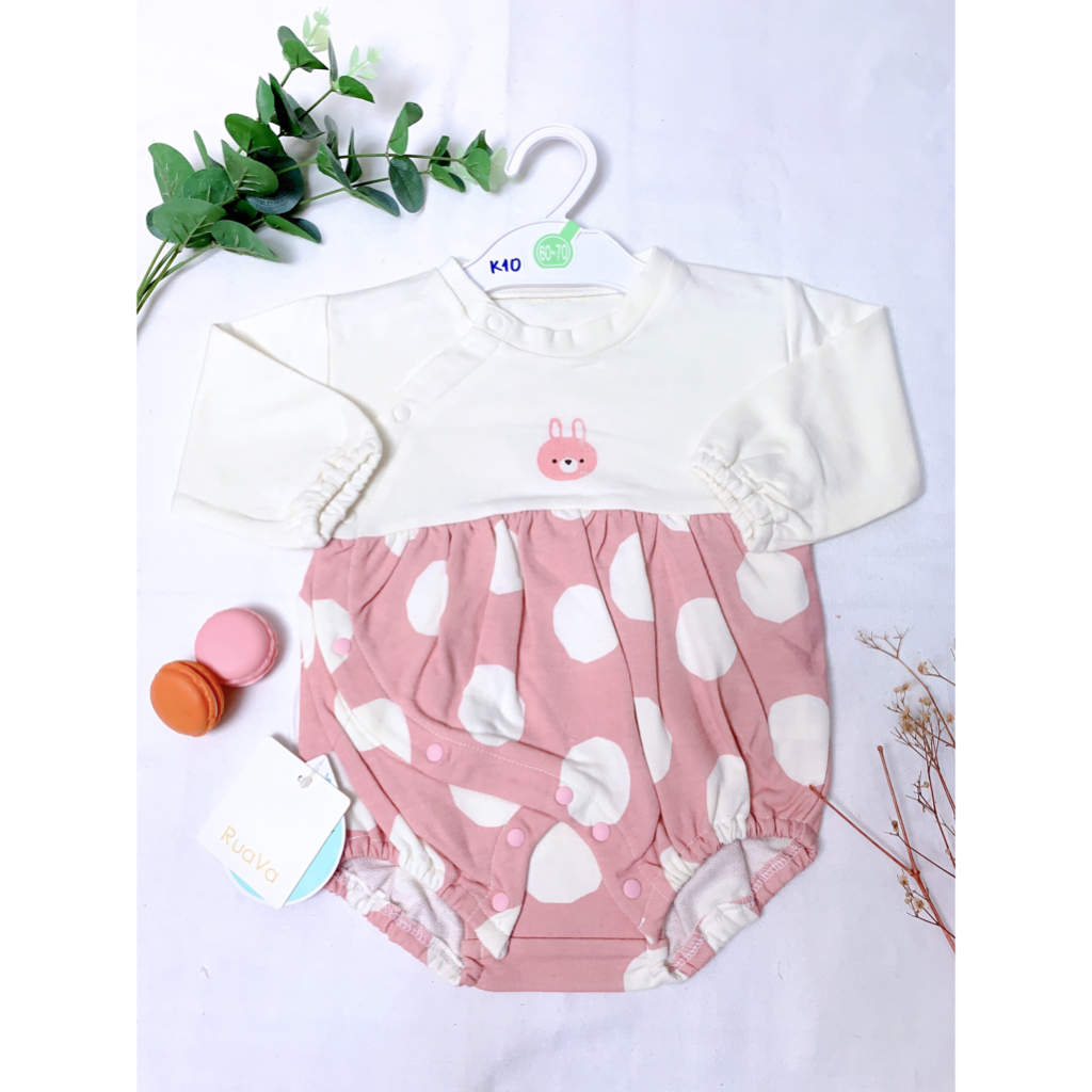 Jumpsuit Hàng Nhật Chất Liệu Thun Cotton Cho Bé Trai Bé Gái Từ 6 - 9 Kg