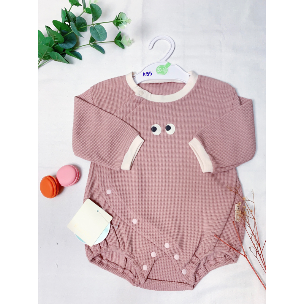 Jumpsuit Hàng Nhật Chất Liệu Thun Cotton Cho Bé Trai Bé Gái Từ 6 - 9 Kg