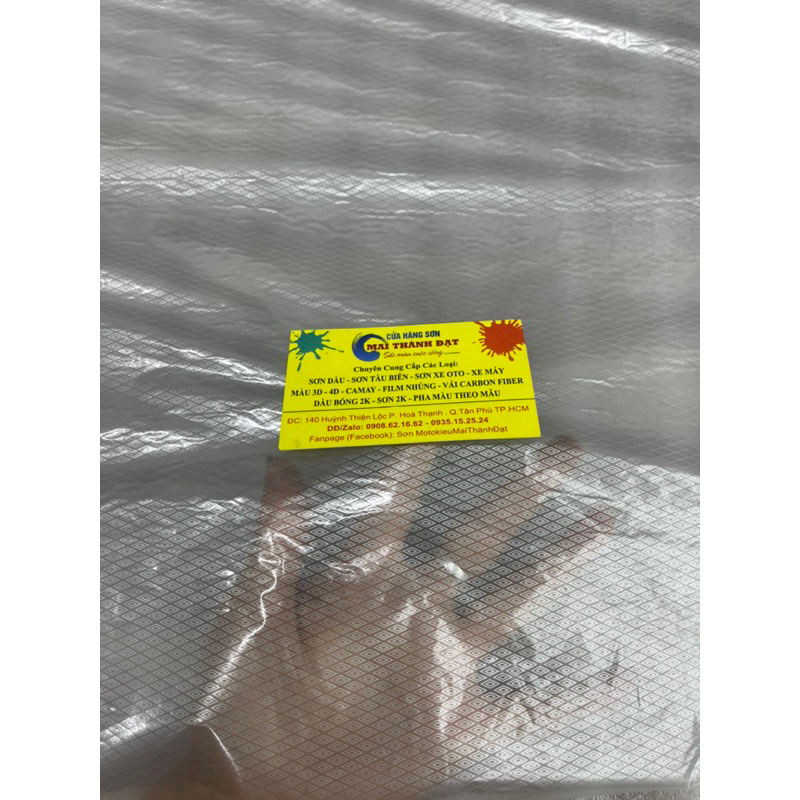 Film carbon vân bạc hình thoi mẫu mới 2023 .Mai Thành Đạt