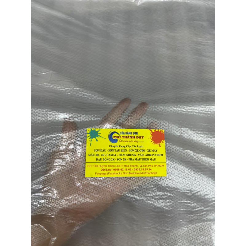 Film carbon vân bạc hình thoi mẫu mới 2023 .Mai Thành Đạt