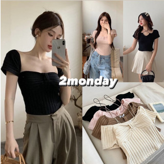 Áo xốp gân nơ cúp ngực xesi dáng croptop phong cách tiểu thư