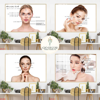 Tranh dán tường đẹp cho thẩm mỹ viện - spa - gió decor