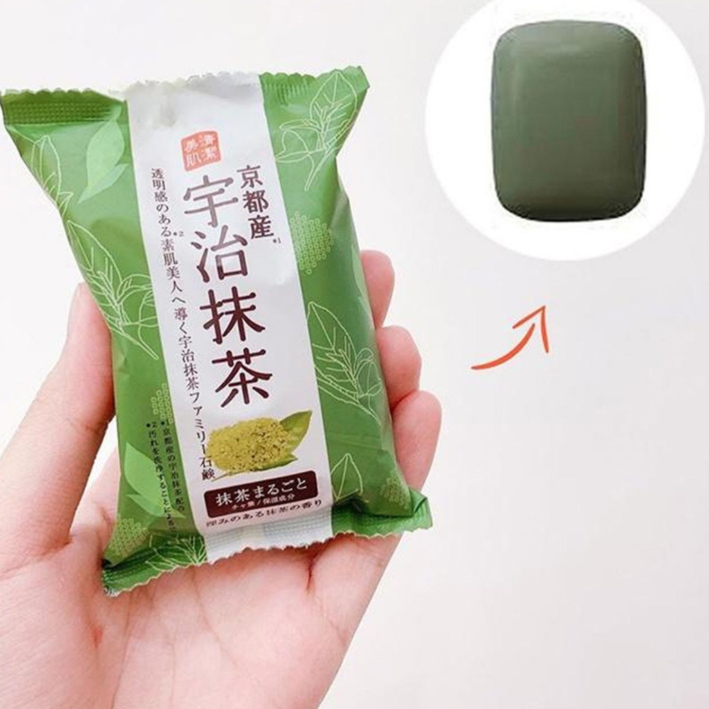 Xà phòng từ trà Uji Pelican 80g  - Hachi Hachi Japan Shop