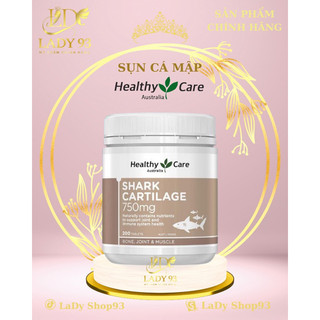 (Mẫu mới) - Sụn vi cá mập Healthy Care Shark Cartilage 750mg 200 viên
