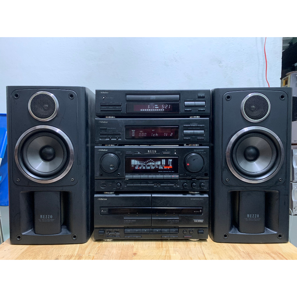 Bán Bộ Dàn Trung 4 thớt nghe nhạc Victor MX - A7 bãi nhật về hát rất tốt
