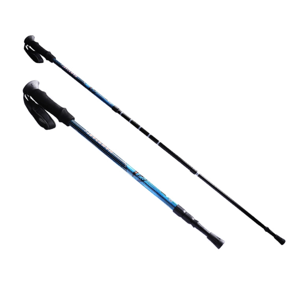 Gậy leo núi chính hãng thu gọn kéo dài tối đa 140cm tiện dụng cắm trại đi phượt leo núi trượt tuyết