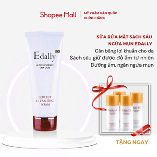 Sữa Rửa Mặt Sạch Sâu Edally, Ngăn Ngừa Mụn, Se khít lỗ chân lông, dưỡng ẩm cho da, dành cho mọi loại da