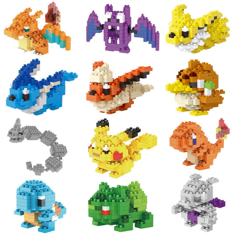 Đồ Chơi Lắp Ráp Mô Hình Pokemon, Lego Pokemon, Lắp ráp các nhân vật Pokemon huyền thoại. Lắp ráp 3D Pokemon, Bộ sưu tập