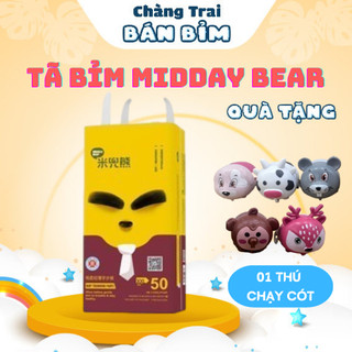 Tã Bỉm Midday Bear cho bé, Bỉm chính hãng thấm hút vượt trội, siêu mỏng, mịn, đủ size từ NB-2XL - ChàngTraiBánBỉm