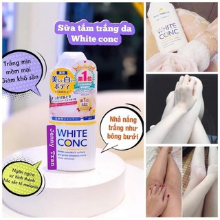 Sữa tắm trắng da White Conc Body Shampoo (360ml) - Da trắng mịn sau mỗi lần tắm