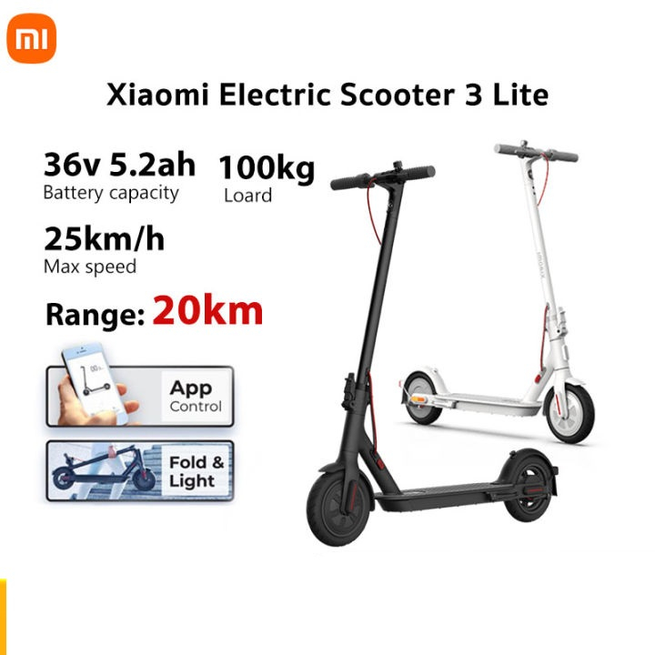 Xe scooter Điện Xiaomi Scooter 3 Lite MJDDHBC03ZM/ Xe điện mini Scooter Segway Ninebot F25