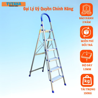 Thang nhôm ghế tay vịn 6 bậc 1,5m Nikita DL06 Nhật Bản