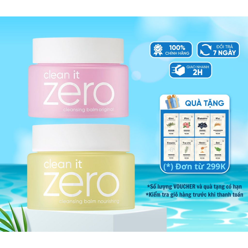 Sáp tẩy trang Banila Co C​l​e​a​n i​t Z​e​r​o C​l​e​a​n​s​i​n​g B​a​l​m N​o​u​r​i​s​h​i​n​g 100ML dành cho da khô