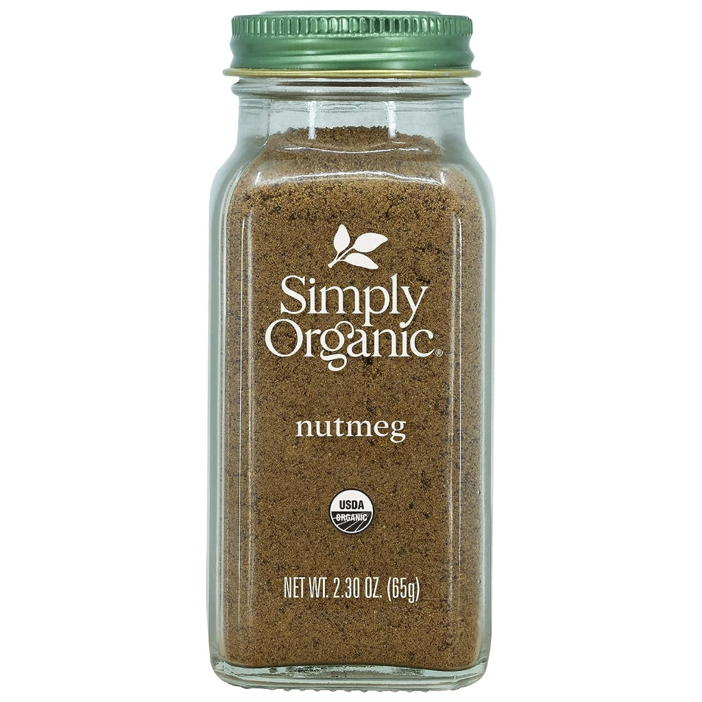 Nhục đậu khấu hữu cơ (Organic Ground Nutmeg) - Simply Organic - 65g - HCMShop