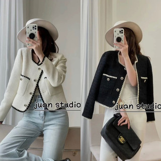 Áo khoác dạ viền thừng cực hot un01