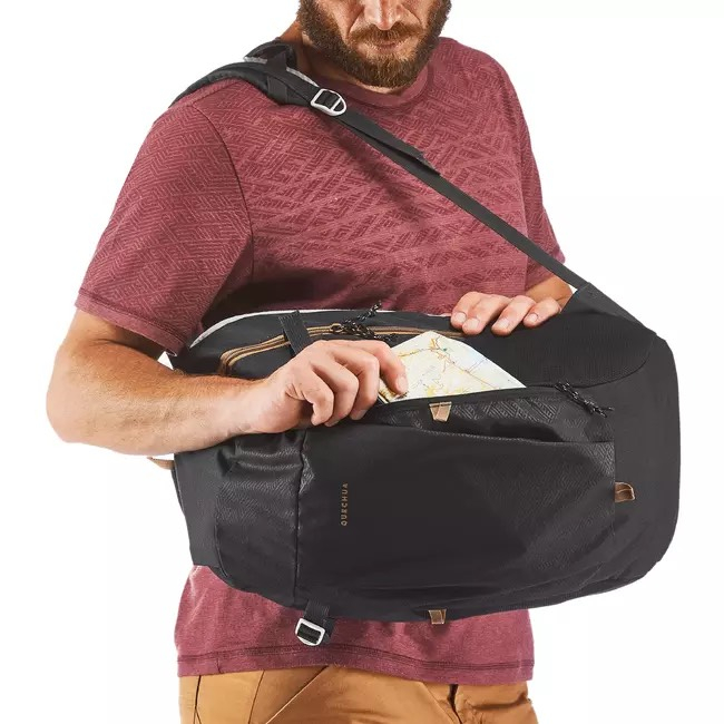 Balo 20L đi dã ngoại, du lịch, leo núi hiệu Q.U.E CHUA NH100 - Đen MIRILIK DECA