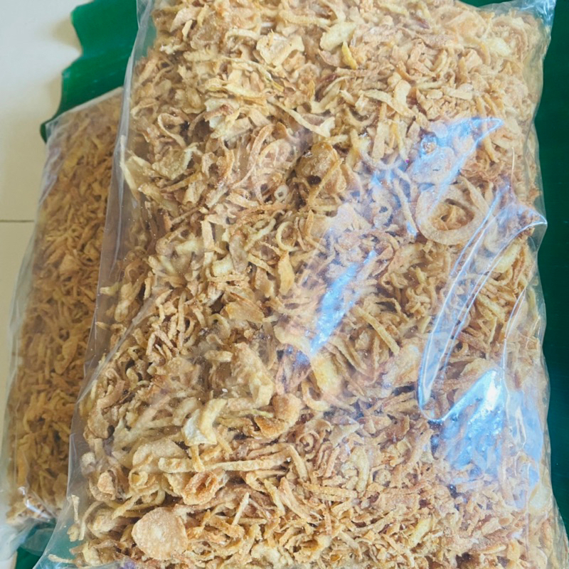 1kg hành khô phi sẵn thơm ngon tiện lợi