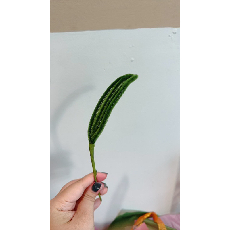 CÀNH LÁ HOA BẰNG KẼM NHUNG, PHỤ KIỆN BÓ HOA DỄ THƯƠNG