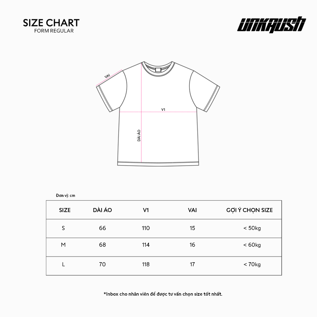 Áo thun in unisex UNKRUSH - BASIC TEE