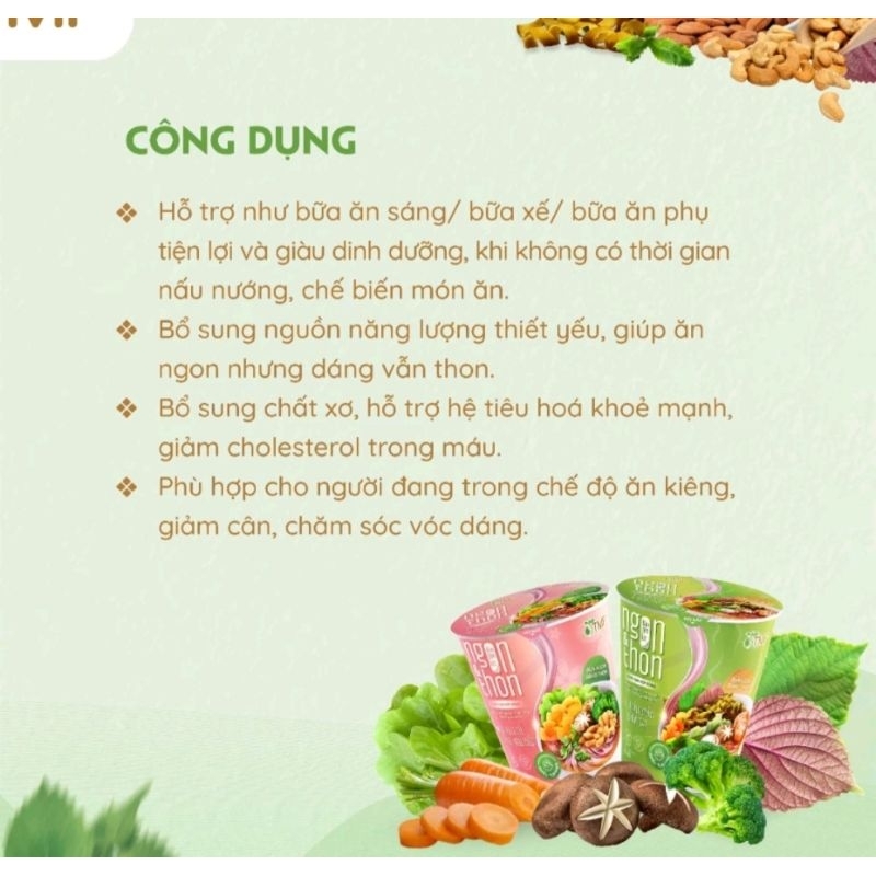 Bún gạo lứt ăn liền ngon & thon Tâm Minh Foods - Vị tảo xoắn