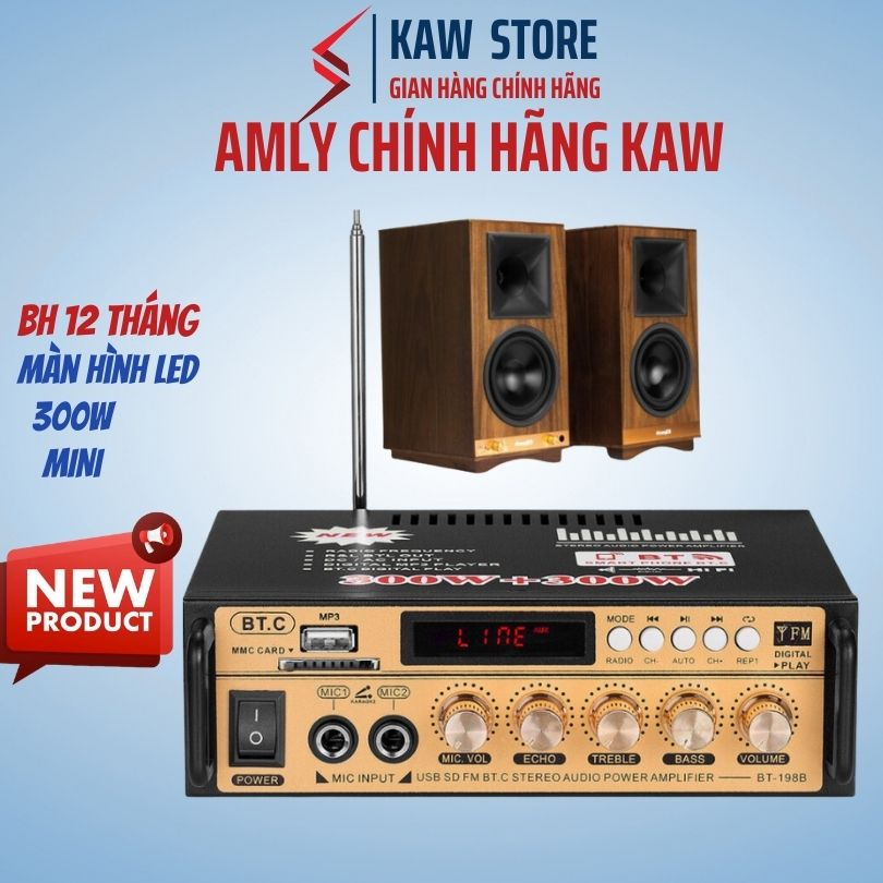 Ampli Mini Karaoke Bluetooth BT-298A,198B Amly Bluetooth Karaoke Tại Nhà – Chính hãng Bảo Hành 1 đổi 1 nếu lỗi