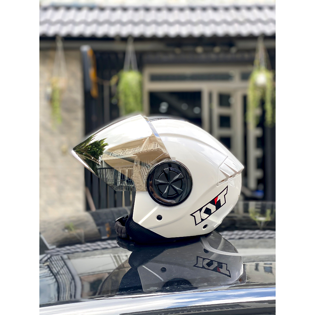 Mũ Bảo Hiểm Royce M787 3/4 1 Kính Dán Tem KYT Chuẩn DOT chính hãng