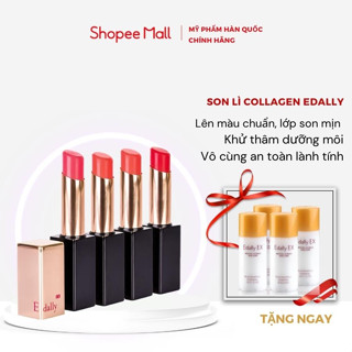 Son Lì Collagen mềm mịn môi,lên màu cực chất dưỡng môi mềm Edally Hàn Quốc