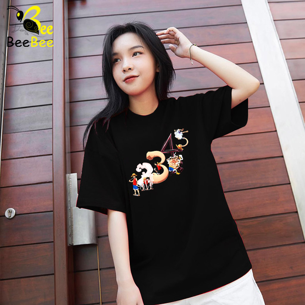 Áo Thun Unisex BEEBEE 100% Cotton LUFFY GEAR 1-2-3-4-5 beebee-LFBB0013