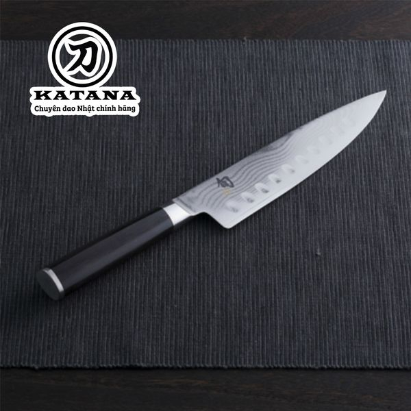 Dao bếp Nhật cao cấp Shun Classic H.G. Chef - Dao thái thịt cá thép Damascuss 69 lớp DM0719 (200mm)