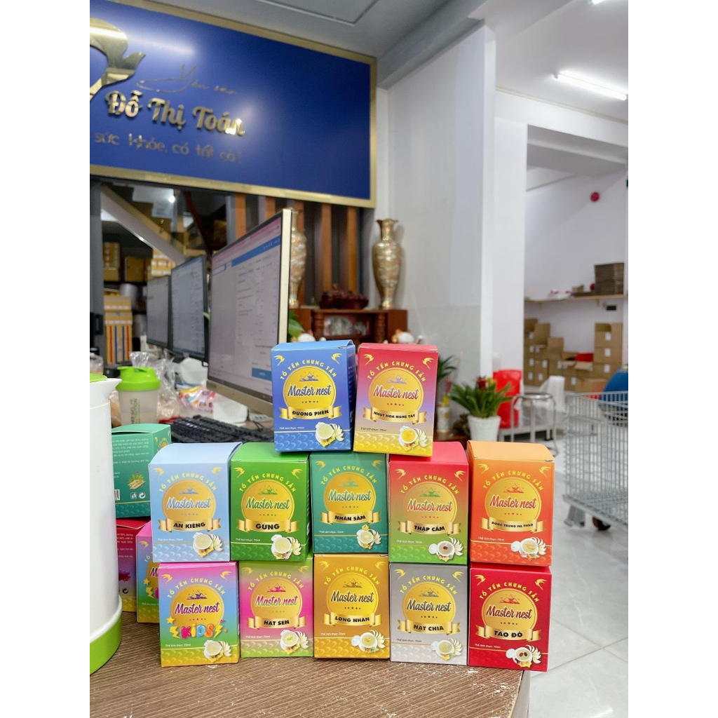 Hộp giấy đựng hũ yến - Loại 1 hũ, 6 hũ, 10 hũ