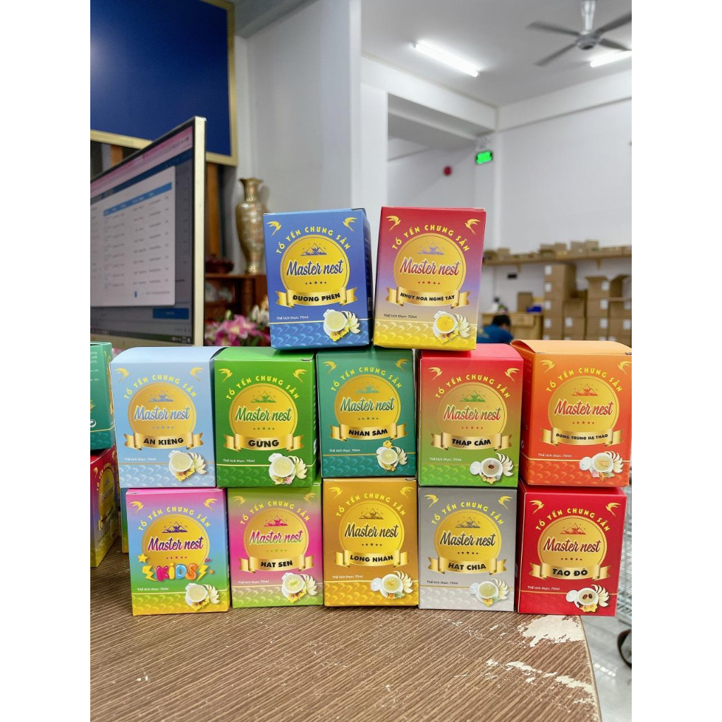 Hộp giấy đựng hũ yến - Loại 1 hũ, 6 hũ, 10 hũ