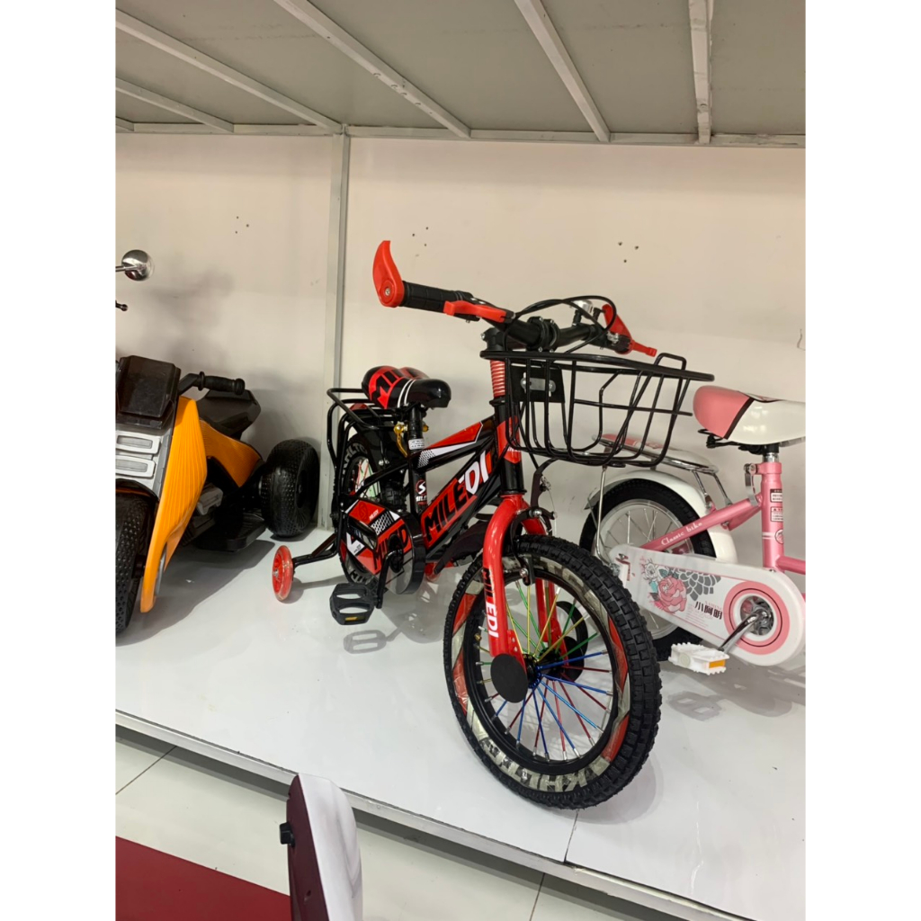 Xe đạp trẻ em, xe đạp mẫu địa hình có gacbag Jinhu cho bé từ 2-12 tuổi- Babibokids