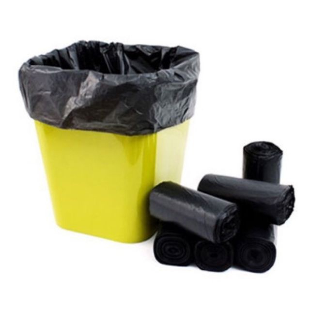 Sét 3 Cuộn Túi Rác - Bao Rác Đen Kích Thước 45x56cm Tự Phân Hủy Thân Thiện Với Môi Trường