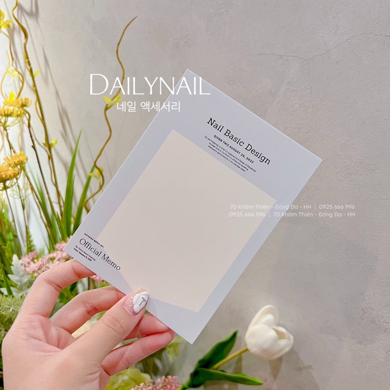Bìa Nailbox, Tag gắn mẫu Nail
