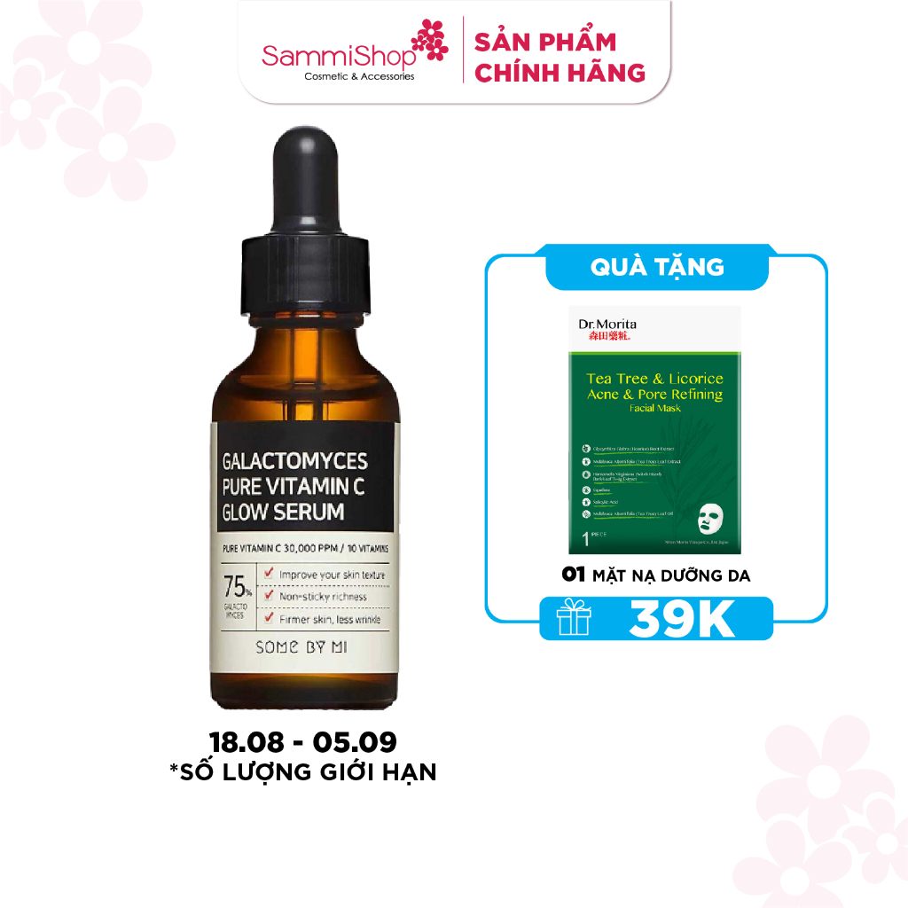 Some By Mi Tinh chất Galactomyces Pure Vitamin C Glow Serum 30ml