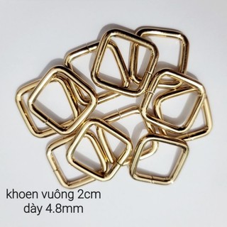 Khoen vuông 2cm dày 4.0mm