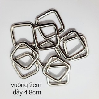 Khoen vuông 2cm dày 4.0mm