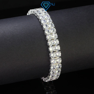 Lắc tay tennis đôi đính đá 5ly cá tính cho nam LTA0106 - Trang Sức TNJ