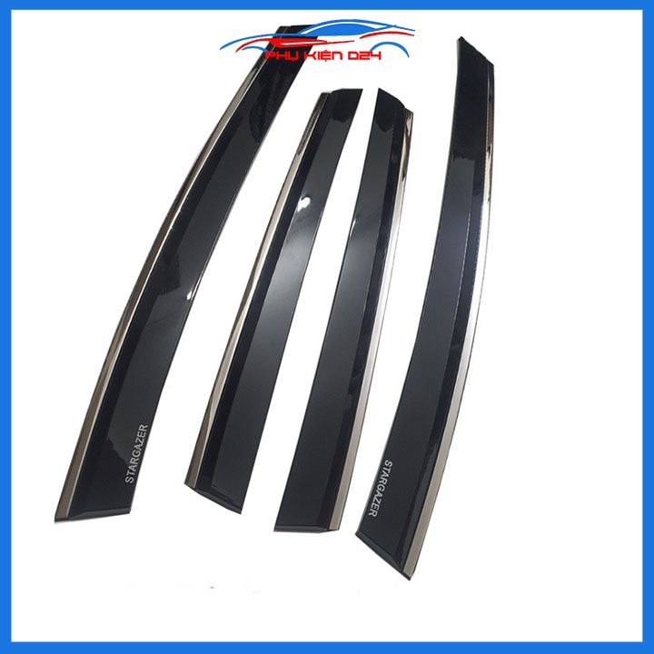 Vè che mưa chỉ Inox cho xe Hyundai Stargazer 2022-2023-2024