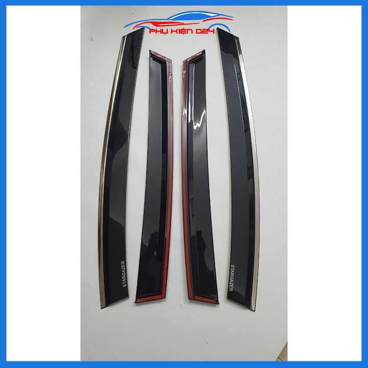 Vè che mưa chỉ Inox cho xe Hyundai Stargazer 2022-2023-2024