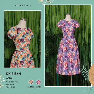 Đầm xoè nữ cut-out vai cá tính LYNTRAN DX-3156N