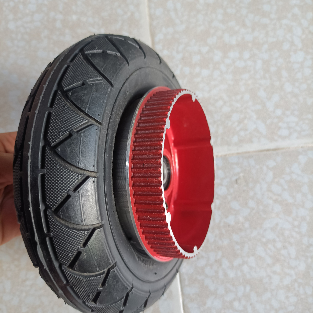 Bánh sau xe Scooter 8 inch loại dùng dây curoa