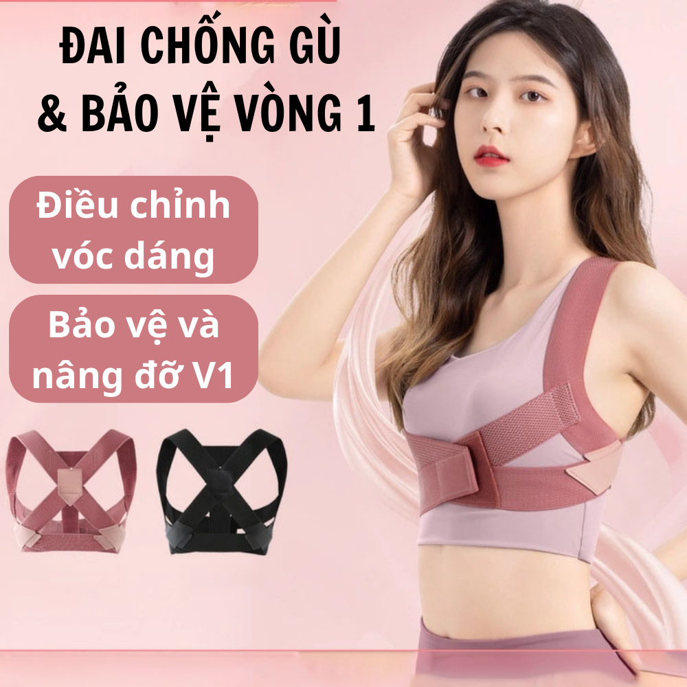 Đai Chống Gù Lưng Nam Nữ Cao Cấp MIAA Giúp Thẳng Lưng