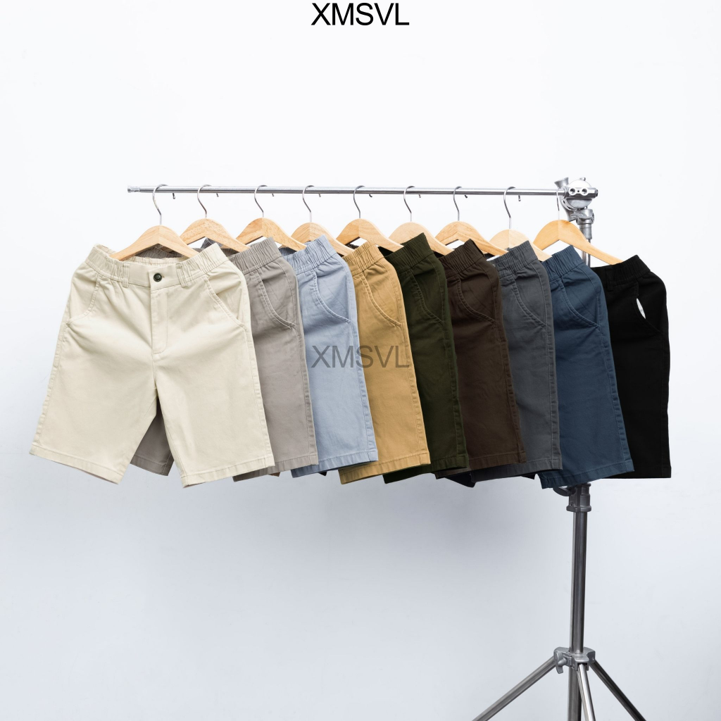 Quần short nam kaki lưng thun cao cấp co giãn, phong cách, trẻ trung, năng động nhiều màu, dễ lên đồ