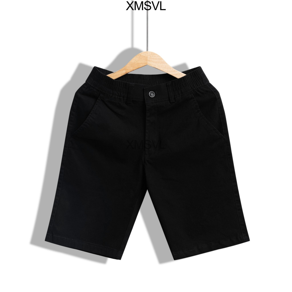 Quần short nam kaki lưng thun túi nhỏ cao cấp co giãn nhiều màu, vải dày dặn, co giãn cao thời trang và phong cách