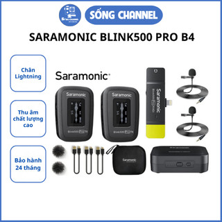 Micro không dây Saramonic Blink 500 Pro B4- Bảo hành 12 tháng