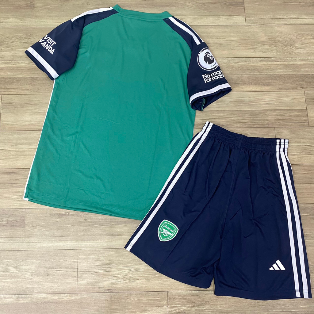 Bộ quần áo bóng đá Arsenal xanh két ND2024 FLG No Room